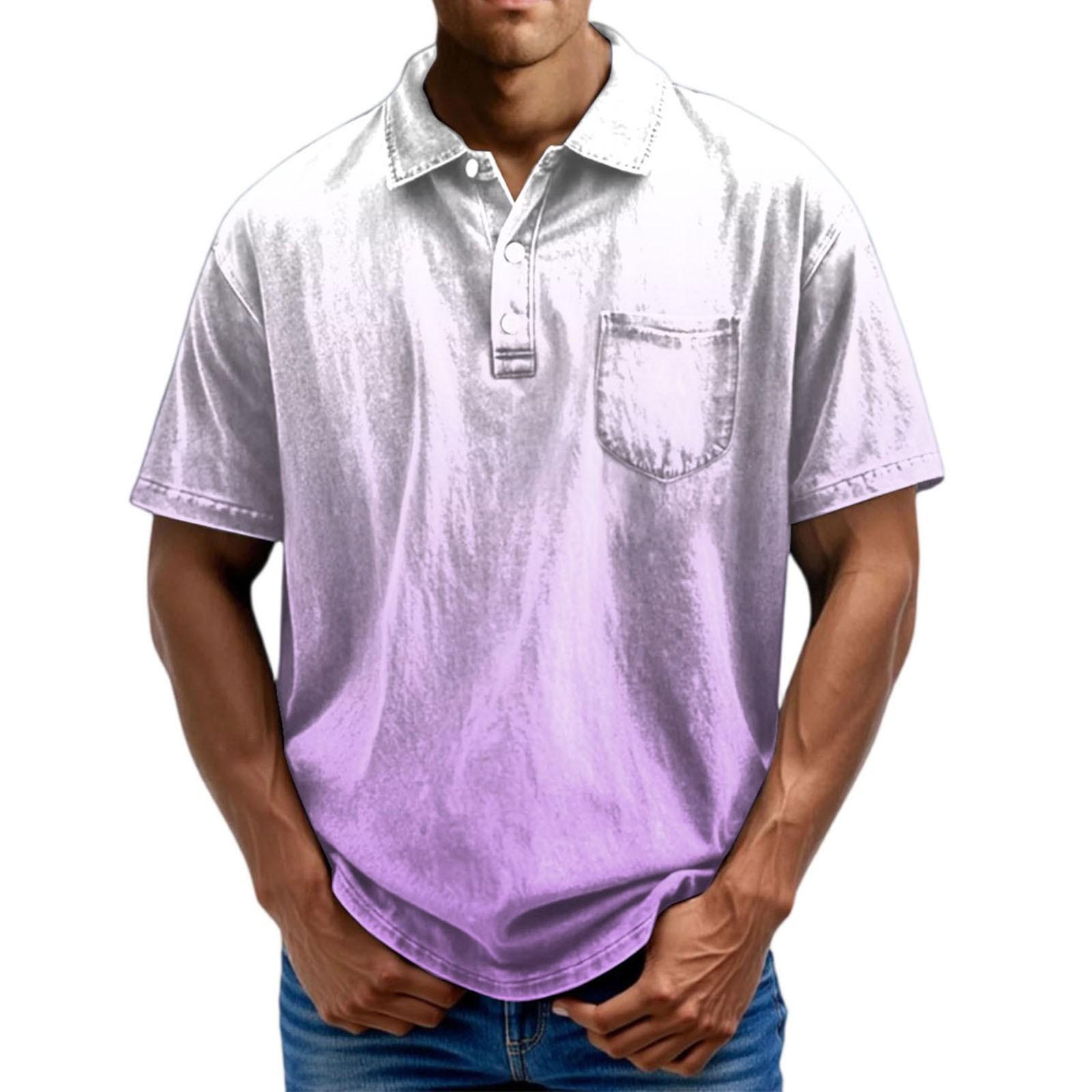 

Рубашка мужская повседневная с принтом ко Дню независимости, с коротким рукавом, для стройных и модных мужчин XL