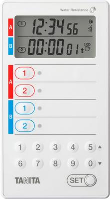 Tanita Commercial Digital Timer Washable Type 100 Hour Counter White TD-428-WH