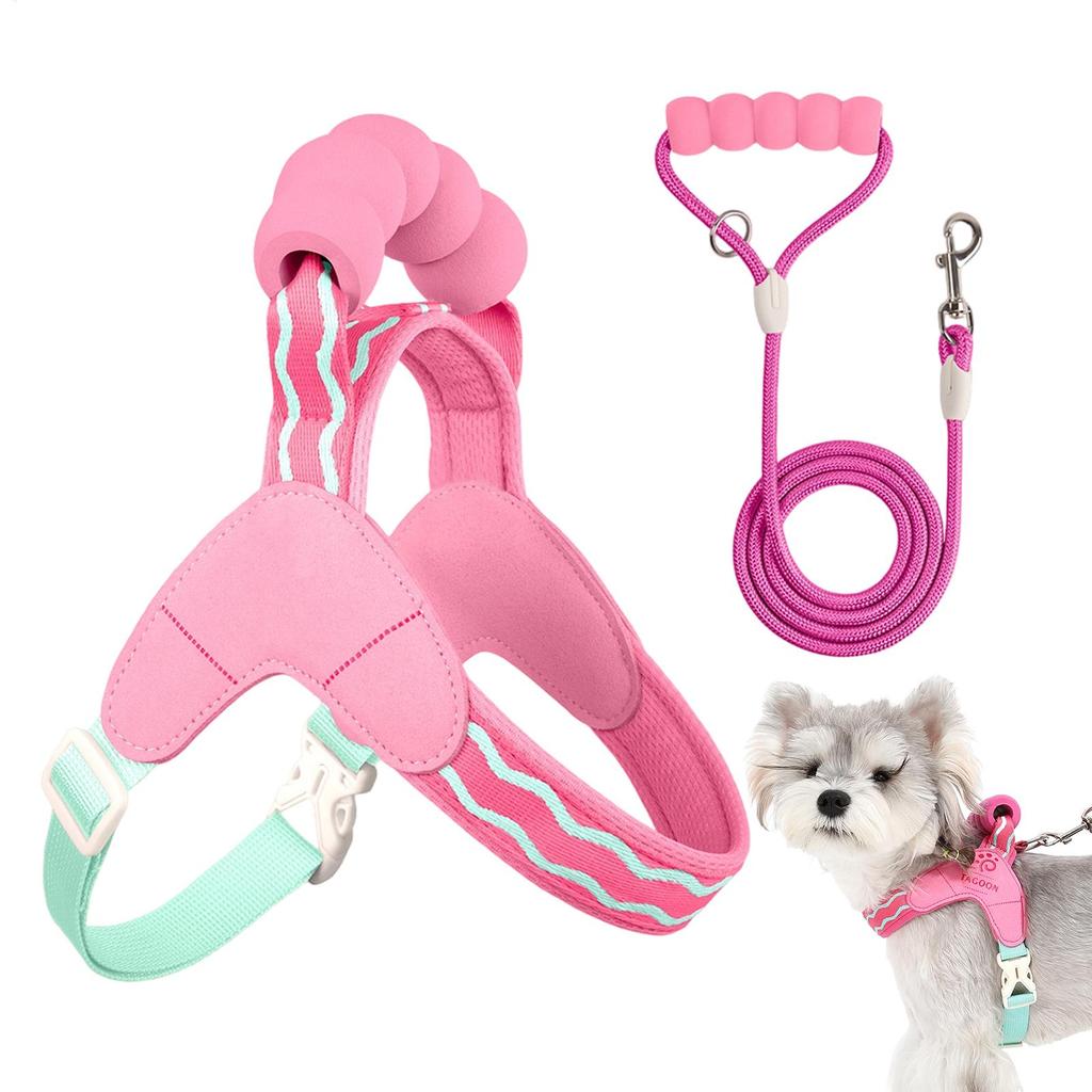 Adjustable Dog Harness Breathable Dog Harness And Leashes Set Pet Chest Strap Pet Supplies Dog Accessories For Small Dogs