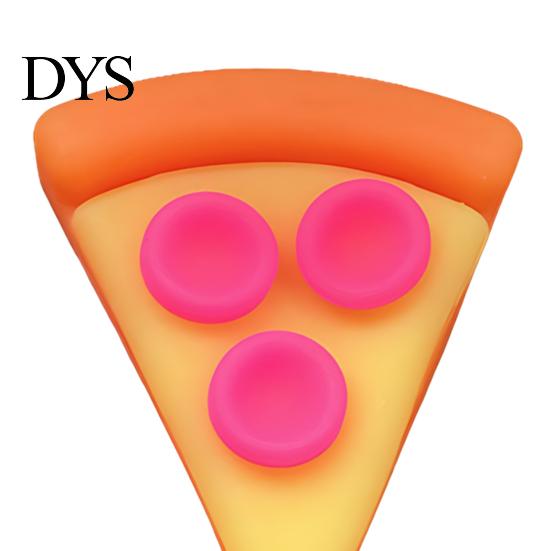 Lightweight Squeeze Ball Pizza Piece Toy Stress Relief Mini Sensory Gadget Home Office Worker Soft Stretchy Simulation Food Fidget