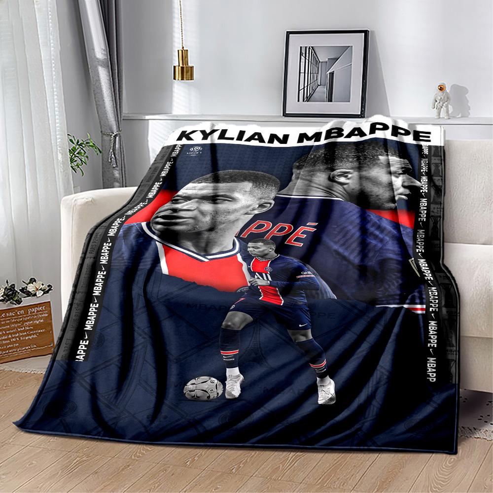 Mbappe 31 Blanket Ultra-Soft Great for Livingroom Picnics Office Chair for All Occasions Stylish Decor Gift for Travel Home Birthdays