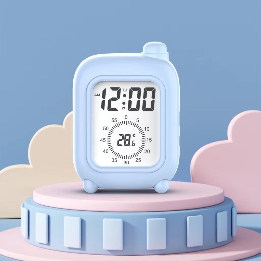 Multi-function Modern Square Plastic Electronic Table Clock Visual Timer Management Countdown Desk Digital Alarm Clock Students