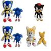 Cute 30cm Sonic Tails Plush Shadow The Hedgehog Knuckles Toy Super Sonic Soft Plush For Comfortable Snuggles