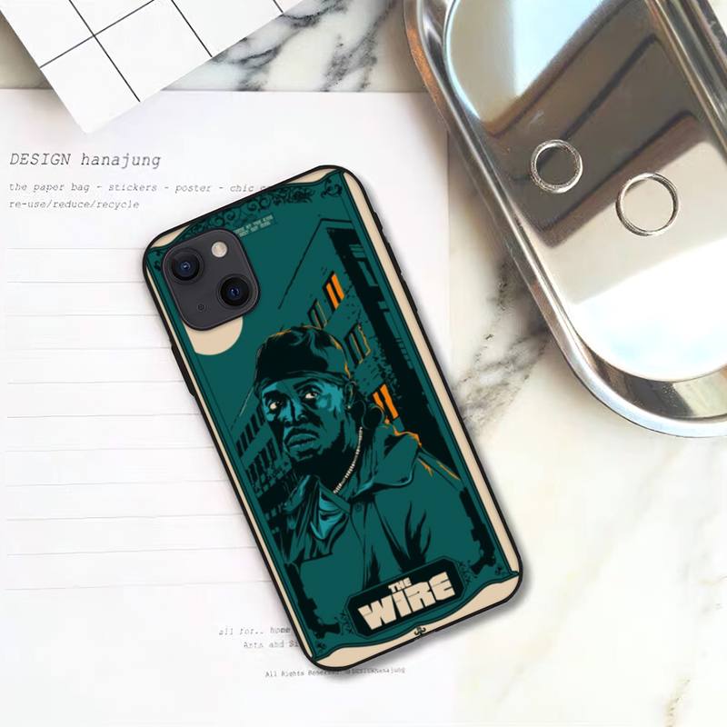 America The Wire TV Phone Case For iPhone 11 12 Mini 13 14 15 Pro XS Max X Plus SE XR Shell