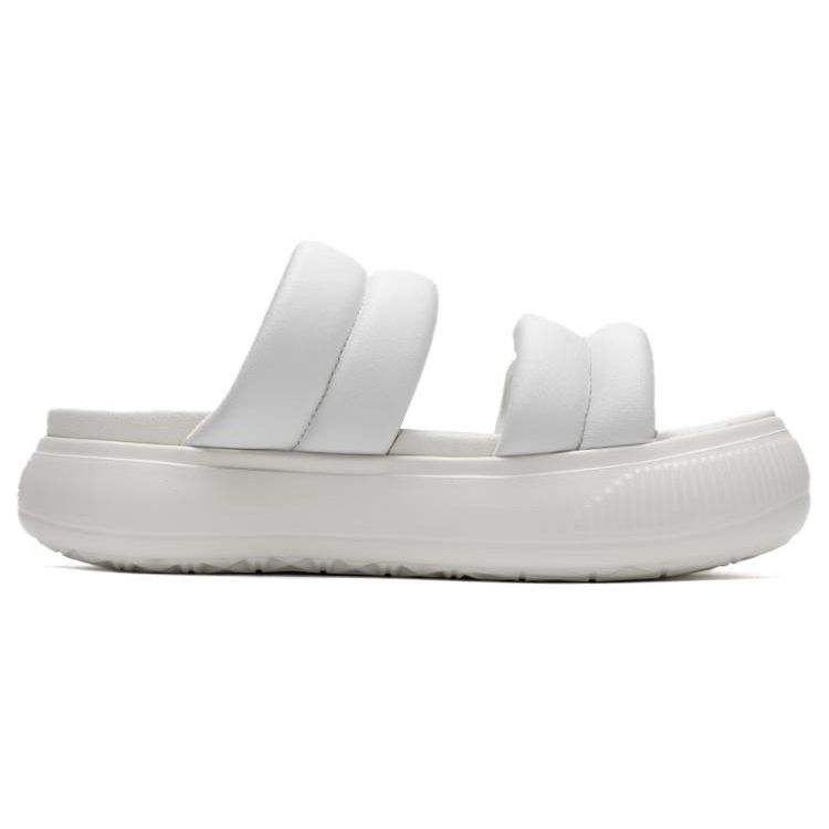 Puma Mayu Puffy Slides Breathable Durable One-Strap Sandals Women Slides White 399450-01