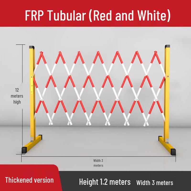Leading Hawk Ret retractable folding fiberglass safety barrier