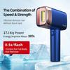 Pulsed Light Epilator with Freezing Function 500,000 Flashes IPL Laser Hair Removal Hair Removal Care for Underarms Body