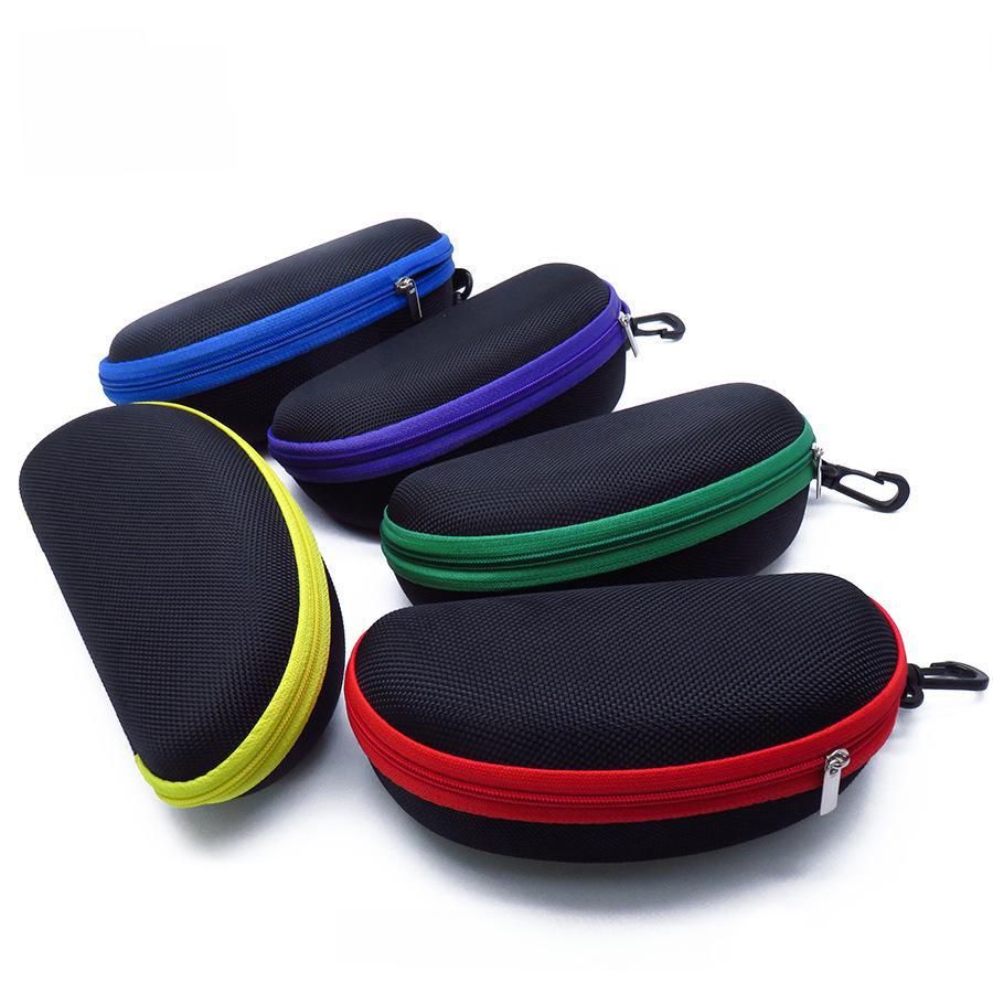 Cycling Sports Zipper Sunglasses Storage Case - EVA Black