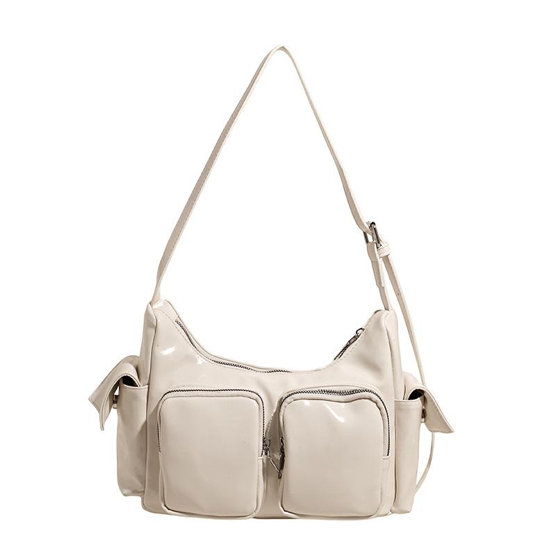 Nische Unterarmtasche Damen neu retro schlichte High-End Umhängetasche süße und coole Lokomotivtasche