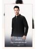 Lulu Style Men's Half-Zip Long Sleeve Quick-Dry Shirt: Breathable, Sweat-Wicking for Autumn & Winter Fitness, Cycling, Fishing, and Running.