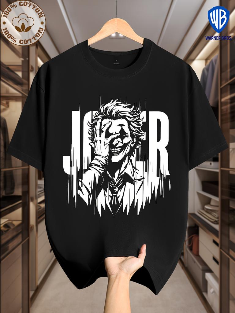 Joker Short-sleeved T-shirt for Men and Women in Spring, Summer, Autumn and Winter, Christmas Gift