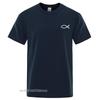 New T Shirt Unisexs Brand Tees Boys Male TShirt Tops Christian Jesus Fish High Quality Brand Unisex Tshirt