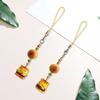 Practical Handmade Beadwork Cats Hanging Ornament Versatile Phone Charm Portable for Styles Upgrades Daily Use