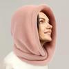 Women's Winter Scarf & Hat Combo: Imitation Cashmere Knit Pullover Hat Wrap