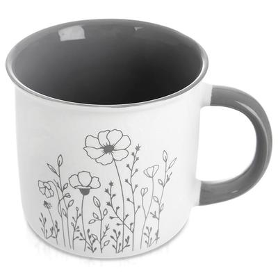 Porcelain Mug for Hot Cold Drinks for Drinking Coffee Tea Herbs 400 Ml