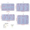 Pendant Molds Jewelry Mould Silicone Earrings Moulds Silicone Material Hand-Making Accessories Ear Hook for Pendant