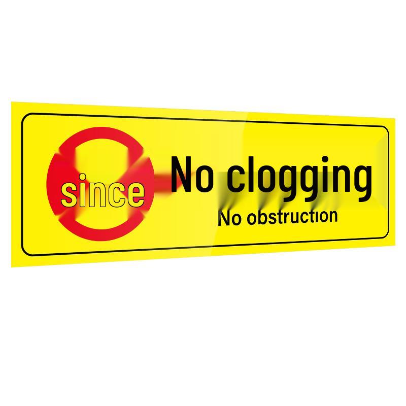 Industrial Multi-Warning Safety Sign Sticker Standard