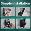 Perforation Free Shower Bracket Adjustable Shower Head Hanging Seat Bathroom Shower Rain Lotus Canopy Fixed Wall Base