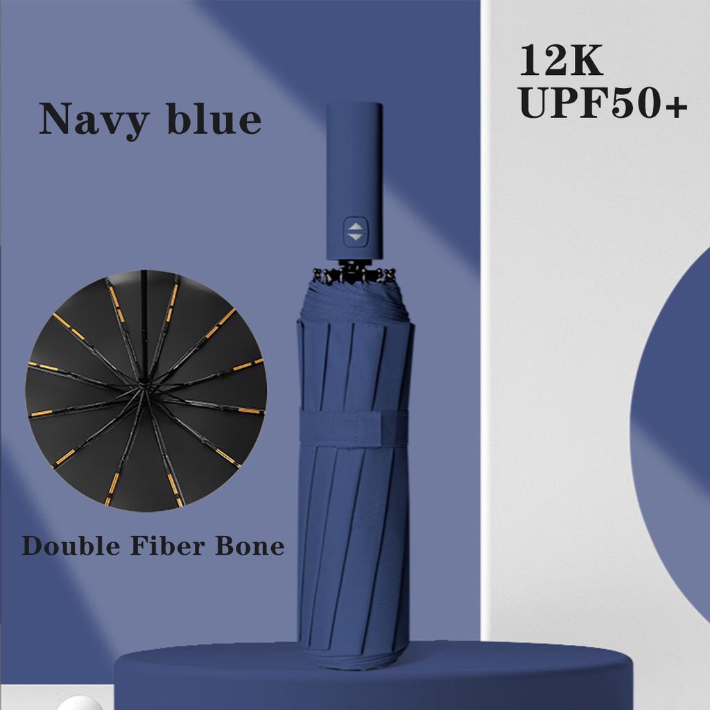 Stay Protected In Any Weather with This Fully Automatic 24-Bone Umbrella - Multiple Colors Available!
