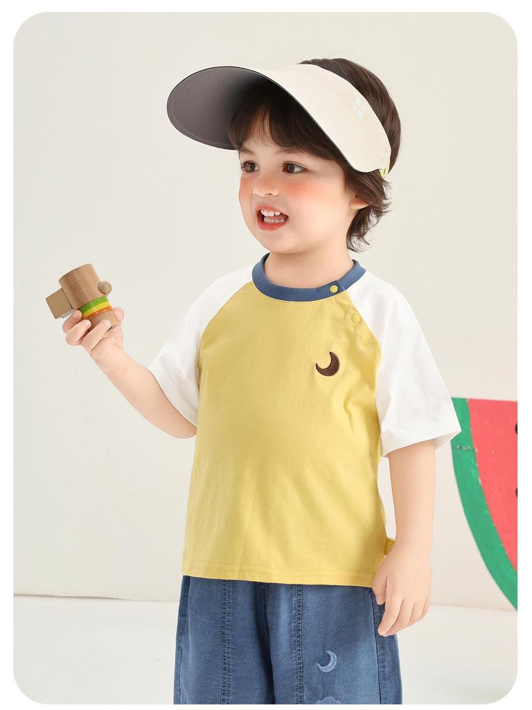 Kaka Panda Pure Cotton Short-Sleeve T-Shirt for Kids – Boys & Girls Summer Casual Top