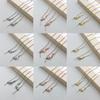 5pcs Adjustable Needle Clasp Beading Necklace Flat O Chain Fashionable Women's Jewelry Making Craft Accessory