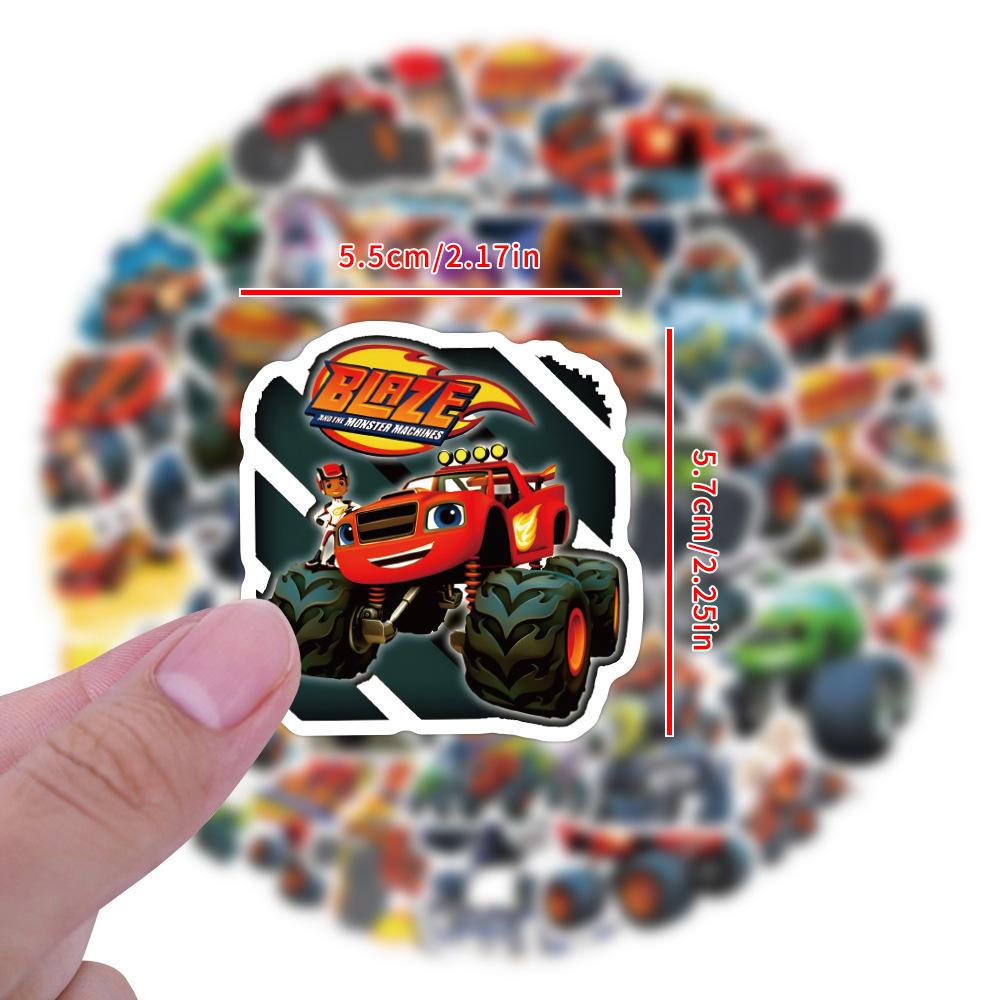 Stickers Blaze and the Monster Machines Sticker Pack Stickers Set 55 Pcs