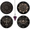 Spirit Board Pendulum Wooden Decorative Message Planchette Boards With Letters Spirit Decorations Ouija Board Game For Themed