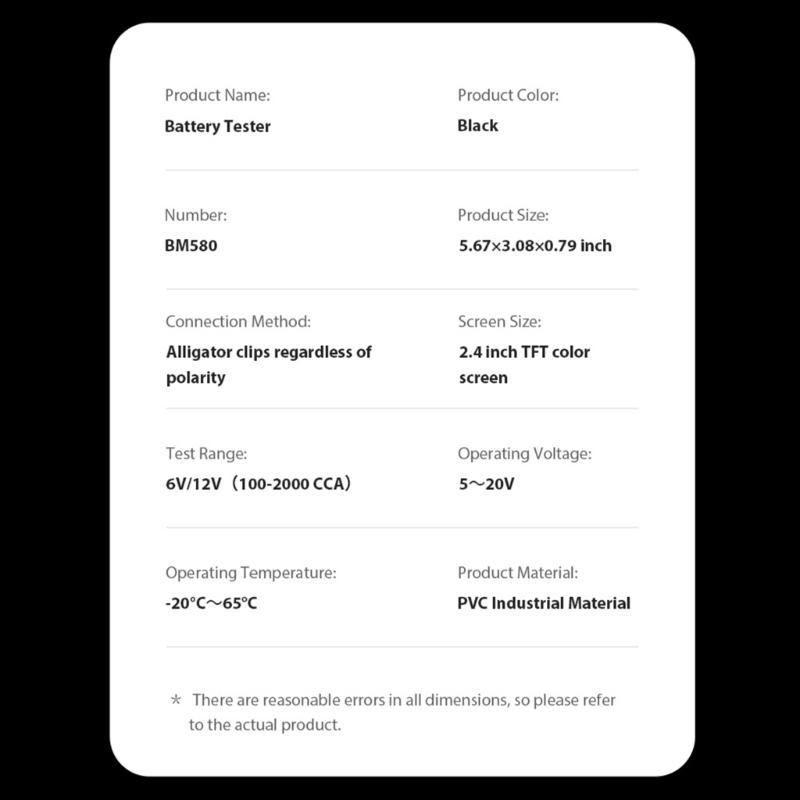 Multi-functional Diagnostic Instrument Alternator Cranking Charging-Analyzer Tester Car Battery Waveform-Analyzer 6V/12V