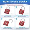 10 Digit Combination Outdoor Padlock Waterproof Zinc Alloy With Key Backup Smart Lock For Travel Luggage Anti-Theft