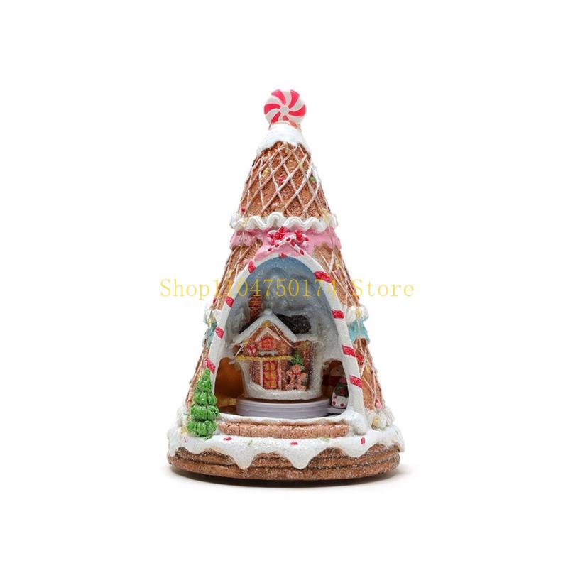 Christmas Musical Box with Train LED Light for Men Women Kid Christmas Present top sale