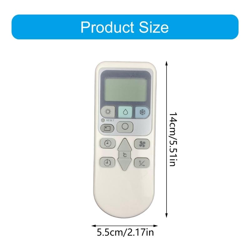 Durability ABS Remote Control For 2# Air Conditioner Controller High Resistance To Daily Wear Comfortable Button Layout
