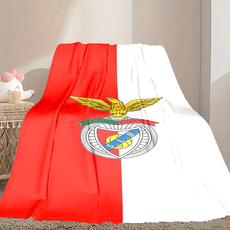 1 Stück SL Benfica Decke, Gemütliche Bedruckte Wohndecke, Ein Herzliches Geschenk für Ihre Familie und Freunde