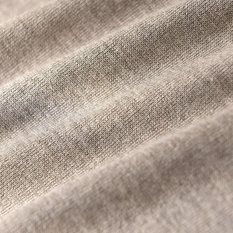Men's Mulberry Silk & Cashmere Blend Round Neck T-Shirt