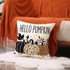 Thanksgiving New Cushion Cover Living Room Harvest Decoration Pumpkin Print Cushion Autumn Set Cushion Cover