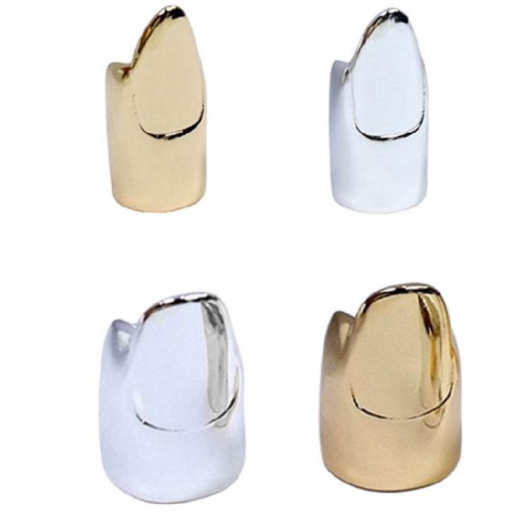 Unisex Metal Nail Cover Ring Hip Hop Cosplay Finger Accessories For Gift Giving Fashion Finger Ring