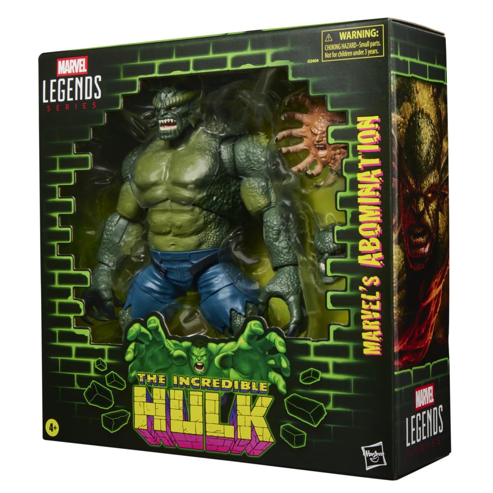 Hasbro MARVEL Legends Series Hulk Hulk Comics Action Figure G2404 (Incredible Abomination) Collector's 6-inch (Authentic)