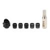 Compound Bow Peephole Set with Cap 37 Degree Replaceable Inner Core Peep Sight Set