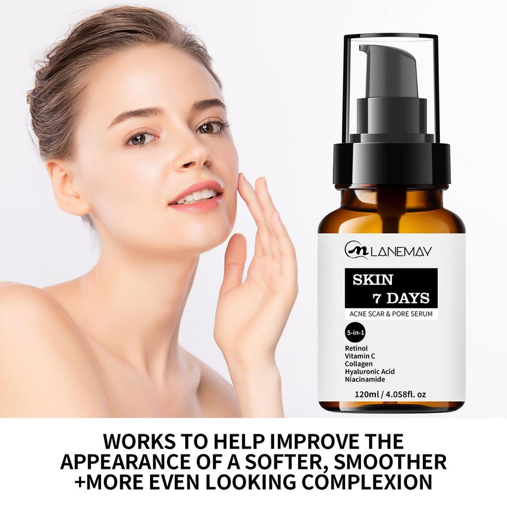 Acne Scar & Pore Serum- Reduce Acne Scars,Shrinks Pores, Balances Oil and Water, Prevents Acne - Suitable for Sensitive Skin, 120ml