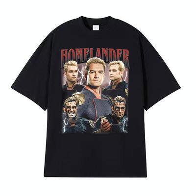 Limited The Homelander The Boys Season 4 The Boyz Vintage Graphic T Shirts Unisex Women Fashion Classic ONeck Short Sleeve Tshirt