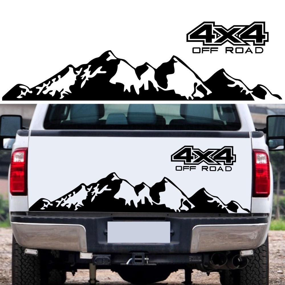 2Pcs Black Vinyl Decal Stickers For Ranger Pickup Truck