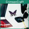 Halloween Skeleton Creative Butterfly Pattern Paste Decor Sticker For Car
