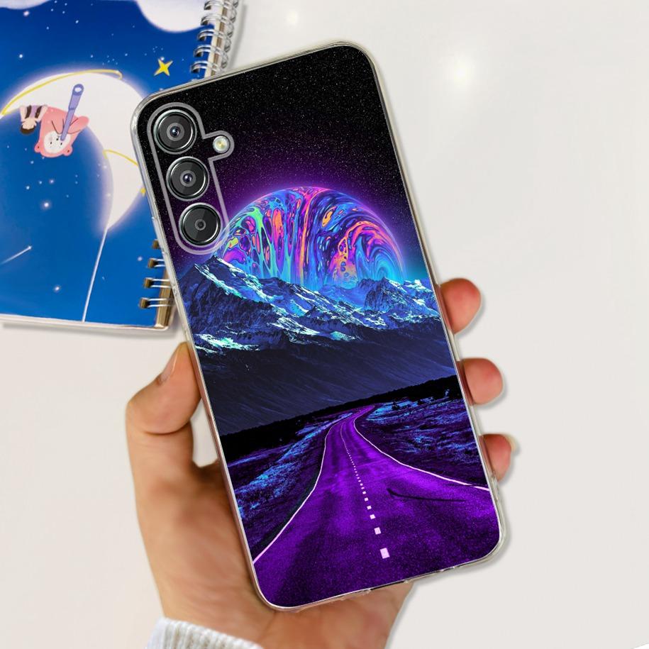 For Samsung Galaxy M15 5G Case SM-M156B Luxury Marble Clear Silicone Soft TPU Phone Cover For Samsung Galaxy F15 5G