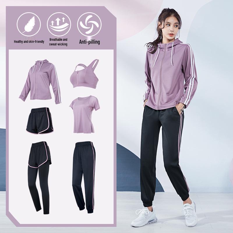 Plus Size Loose-Fit Yoga Set - Breathable, Quick-Dry Sportswear for Running and Fitness