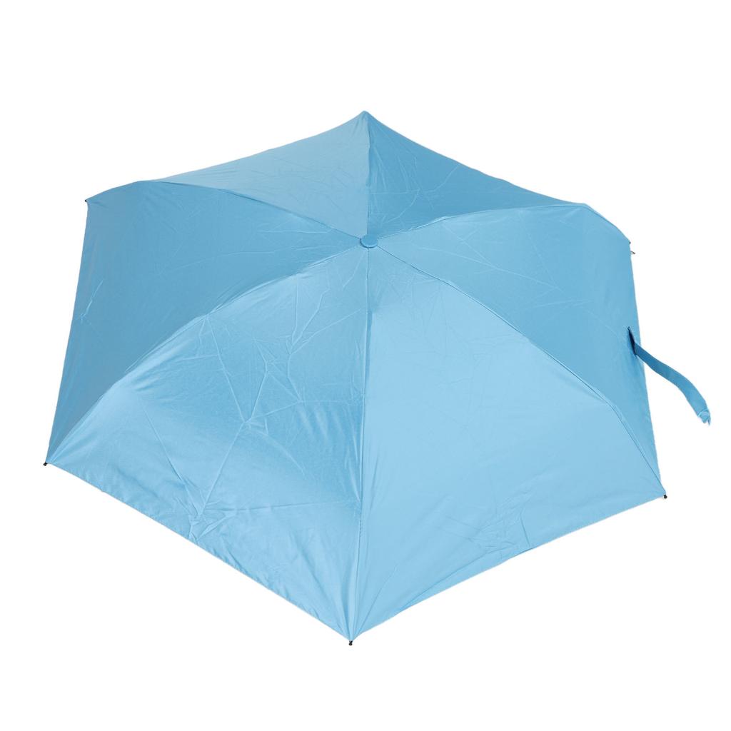 Capsule Umbrella Portable 5 Ribs Folding Umbrella UV Proof Sunscreen Windproof Dual Use Umbrella for Daily Travel