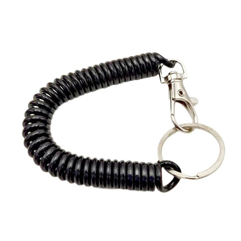 Flexibler Sicherer Schlüsselhalter Stylischer Spiralschlüsselanhänger Bunter Schlüsselhalter Geeignet zur Sicherung von Schlüsseln während der Reise