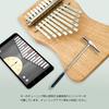 GECKO & URBAN 10-Key Mini Natural Kalimba Basic Set, Made of Okume Wood, Thumb Piano, Beautiful, Compact Instrument with a Unique Tone, Beginner's Set