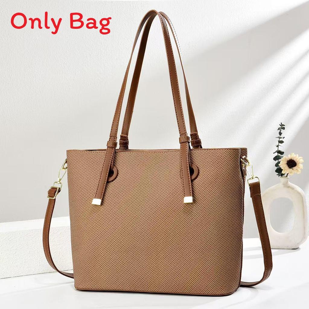 Borsa Tote Moderna in PVC da Donna con Grande Capacità e Chiusura a Zip Sicura per l'Uso Quotidiano