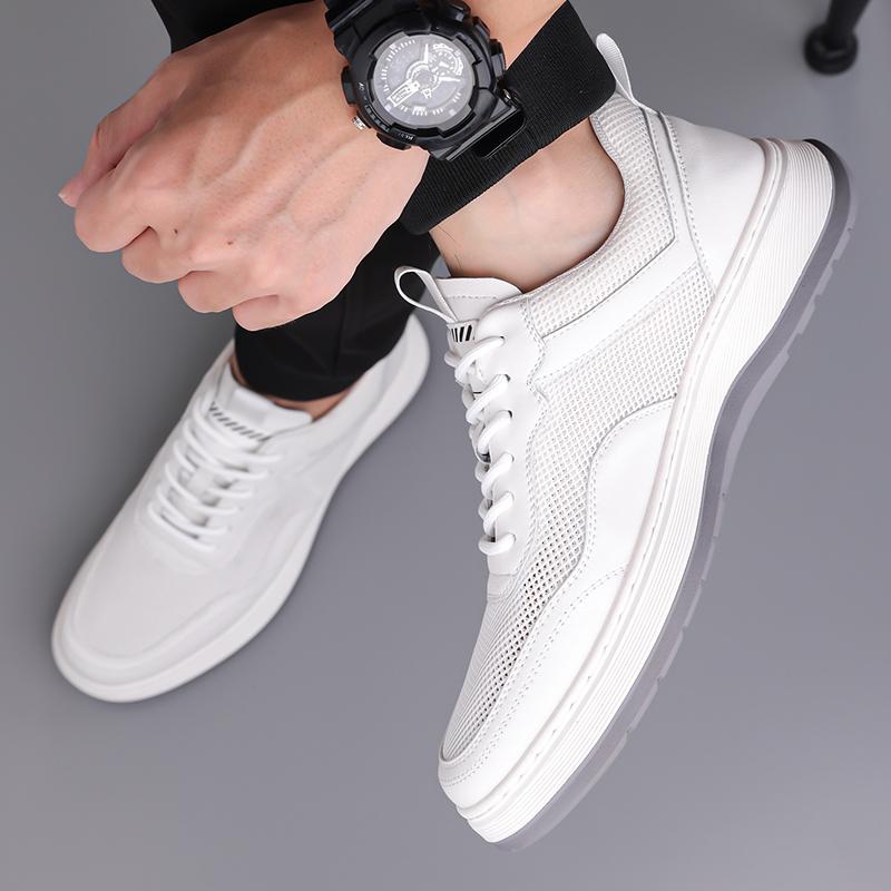 Fashion Non-Slip Comfortable Outdoor Shoes Men's Mesh Running Shoes Lightweight All-match Sneakers Casual Fashion Tennis Walking Flats