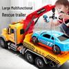 Large Inertial Sliding Crane Tow Truck Toy Car for Kids