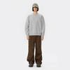 Customellow Grey Graphic Sweatshirt Cwtaw25624gyx